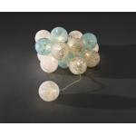LED cotton balls lichtsnoer nature 6cm