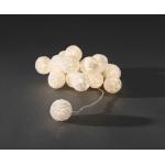 LED cotton balls lichtsnoer wit 3.5cm